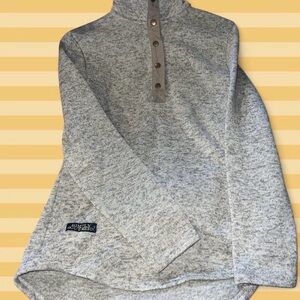 Simply Southern Men's Light Gray Turtleneck Sweater